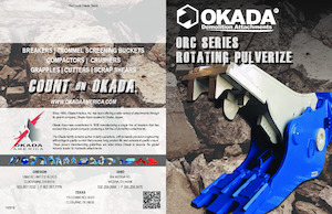 Pulverizátory Okada ORC220A