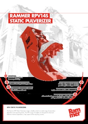Pulverizátory Rammer RPV14S