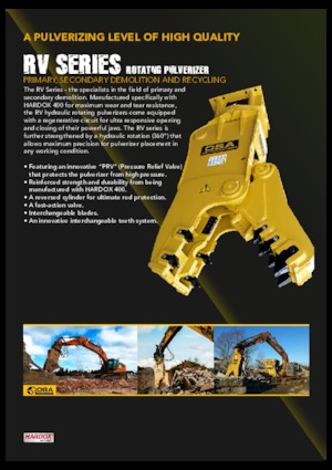 Pulverizátory OSA Demolition Equipment RV 110 