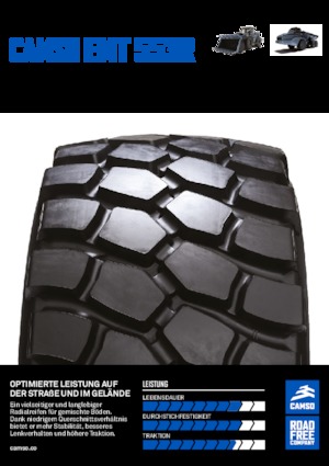 Pneumatiky pro stavebni stroje Camso EMT 553R 750/65R25