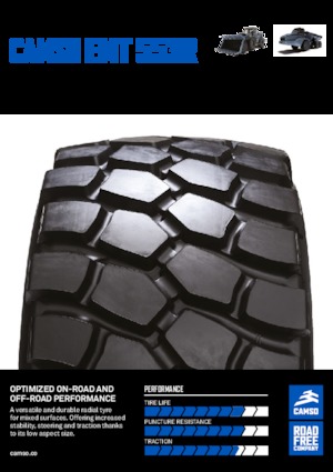 Pneumatiky pro stavebni stroje Camso EMT 553R 600/65R25