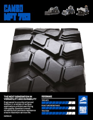 Pneumatiky pro stavebni stroje Camso MPT 753 340/80-18 IND