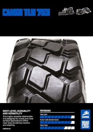 Pneumatiky pro stavebni stroje Camso TLH 753 13.00-24