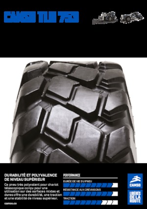 Pneumatiky pro stavebni stroje Camso TLH 753 13.00-24