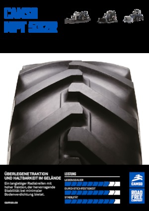 Pneumatiky pro stavebni stroje Camso MPT 532R 480/80R26 IND