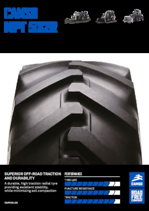 Pneumatiky pro stavebni stroje Camso MPT 532R 480/80R26 IND