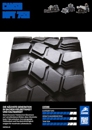 Pneumatiky pro stavebni stroje Camso MPT 753 340/80-18 IND