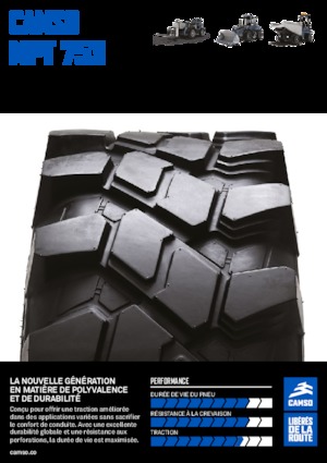 Pneumatiky pro stavebni stroje Camso MPT 753 340/80-18 IND