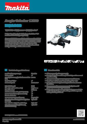 Akumulátorové úhlové brusky Makita DGA900