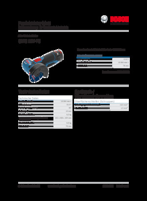 Akumulátorové úhlové brusky Bosch GWS 12V-76