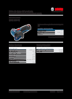 Akumulátorové úhlové brusky Bosch GWS 12V-76