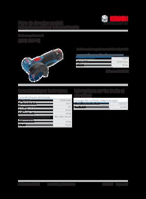 Akumulátorové úhlové brusky Bosch GWS 12V-76