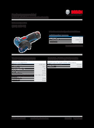Akumulátorové úhlové brusky Bosch GWS 12V-76