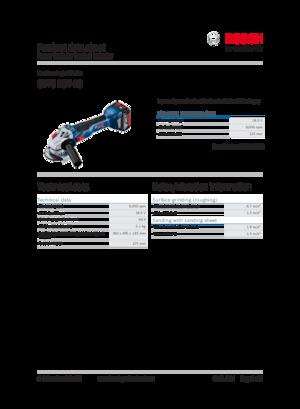 Akumulátorové úhlové brusky Bosch GWS 18V-10