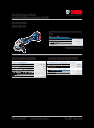 Akumulátorové úhlové brusky Bosch GWS 18V-10