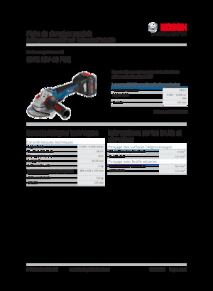 Akumulátorové úhlové brusky Bosch GWS 18V-10 PSC