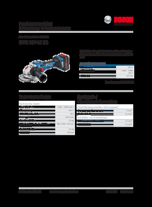 Akumulátorové úhlové brusky Bosch GWS 18V-15 SC