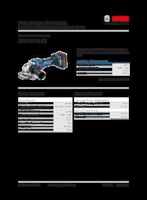 Akumulátorové úhlové brusky Bosch GWS 18V-15 SC