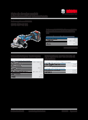 Akumulátorové úhlové brusky Bosch GWS 18V-15 SC