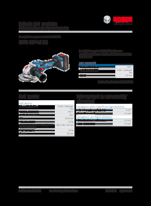 Akumulátorové úhlové brusky Bosch GWS 18V-15 SC
