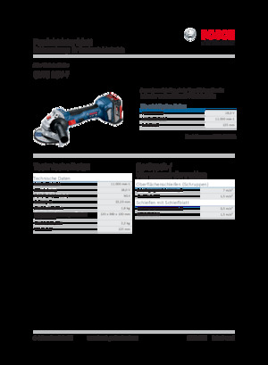 Akumulátorové úhlové brusky Bosch GWS 18V-7