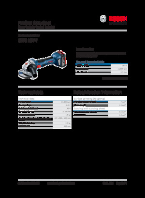 Akumulátorové úhlové brusky Bosch GWS 18V-7