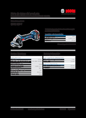 Akumulátorové úhlové brusky Bosch GWS 18V-7