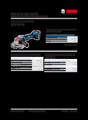 Akumulátorové úhlové brusky Bosch GWX 18V-10