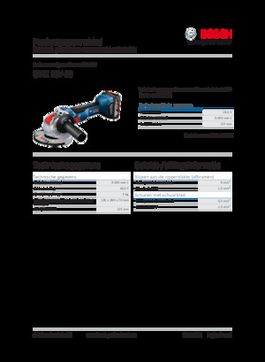 Akumulátorové úhlové brusky Bosch GWX 18V-10