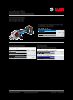 Akumulátorové úhlové brusky Bosch GWX 18V-10 PSC