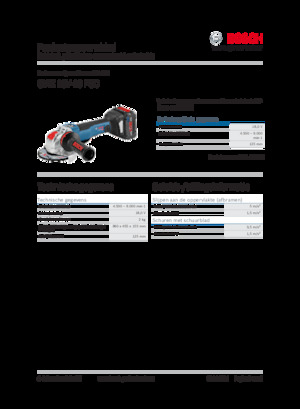 Akumulátorové úhlové brusky Bosch GWX 18V-10 PSC