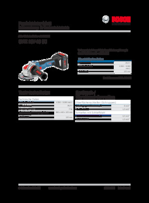 Akumulátorové úhlové brusky Bosch GWX 18V-10 SC