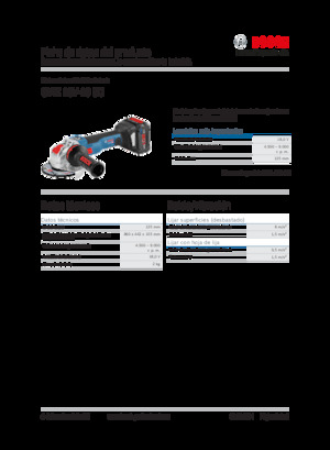 Akumulátorové úhlové brusky Bosch GWX 18V-10 SC