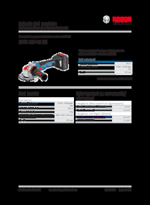 Akumulátorové úhlové brusky Bosch GWX 18V-10 SC