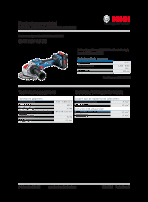 Akumulátorové úhlové brusky Bosch GWX 18V-15 SC