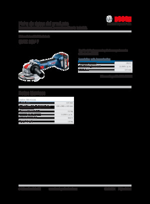 Akumulátorové úhlové brusky Bosch GWX 18V-7