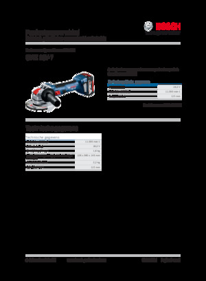 Akumulátorové úhlové brusky Bosch GWX 18V-7