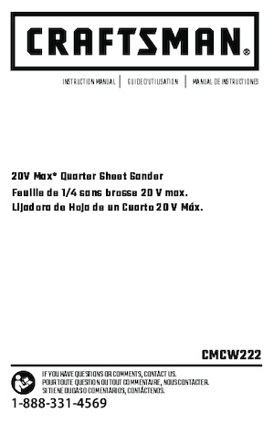 Akumulátorové pásové brusky Craftsman CMCW223B