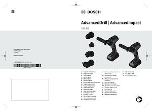 Akumulátorové vrtačky a vrtací šroubováky Bosch AdvancedDrill 18V-80 QuickSnap