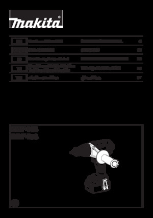 Akumulátorové vrtačky a vrtací šroubováky Makita DDF458