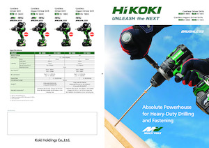 Akumulátorové vrtačky a vrtací šroubováky HiKOKI DS36DC 