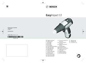 Akumulátorové vrtačky a vrtací šroubováky Bosch EasyImpact 12