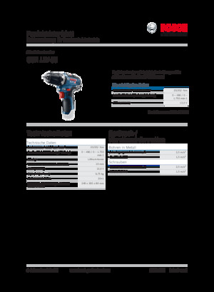 Akumulátorové vrtačky a vrtací šroubováky Bosch GSR 12V-35