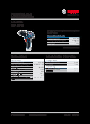 Akumulátorové vrtačky a vrtací šroubováky Bosch GSR 12V-35