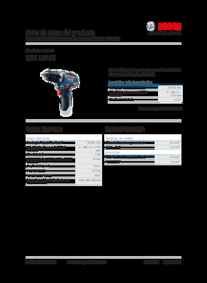 Akumulátorové vrtačky a vrtací šroubováky Bosch GSR 12V-35