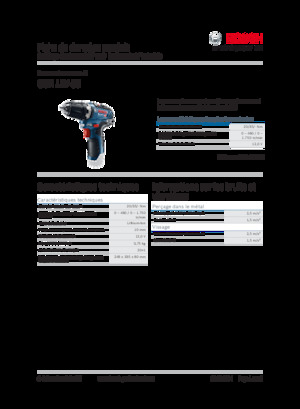 Akumulátorové vrtačky a vrtací šroubováky Bosch GSR 12V-35