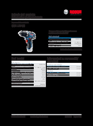 Akumulátorové vrtačky a vrtací šroubováky Bosch GSR 12V-35