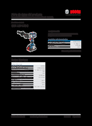 Akumulátorové vrtačky a vrtací šroubováky Bosch GSR 18V-110 C