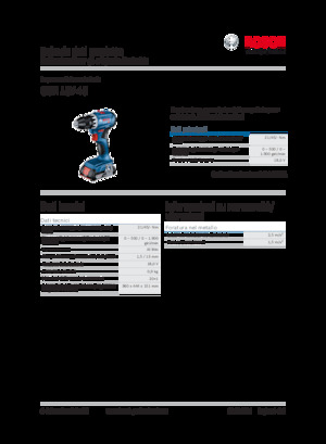 Akumulátorové vrtačky a vrtací šroubováky Bosch GSR 18V-45