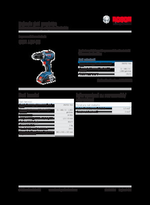 Akumulátorové vrtačky a vrtací šroubováky Bosch GSR 18V-55